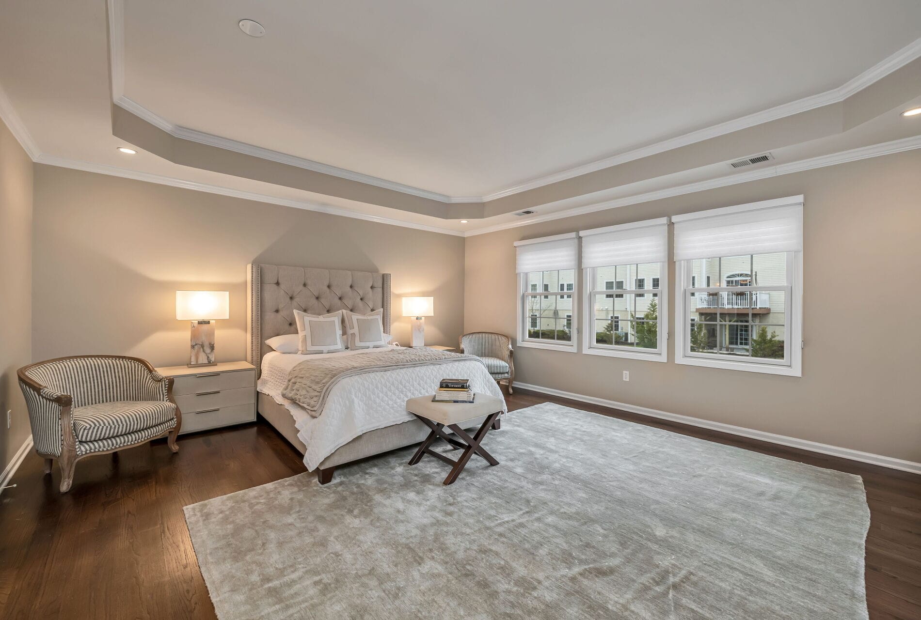 8 Fredericks St Bel Air at West Orange NJ End Unit Delano Model Master Bedroom 1