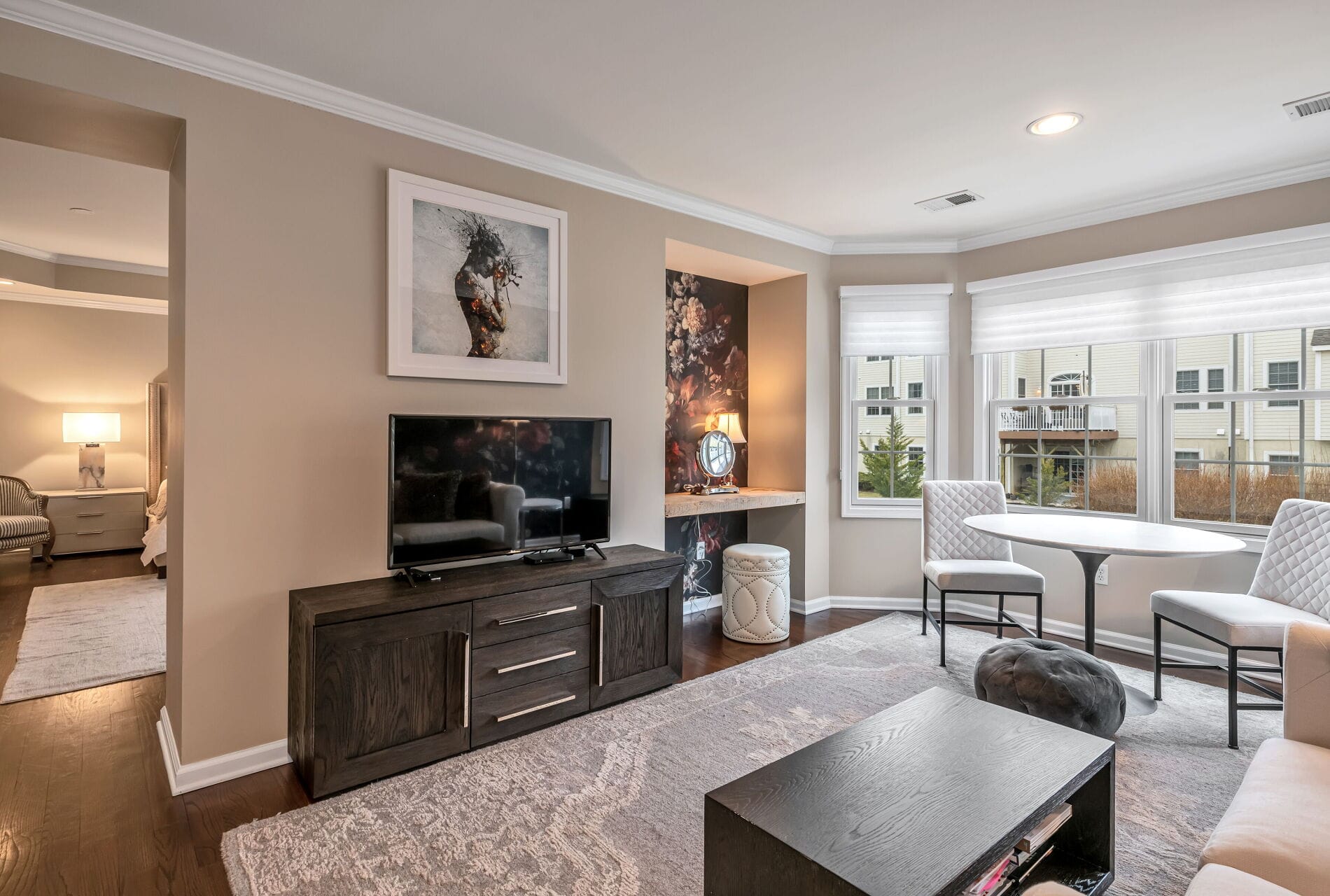 8 Fredericks St Bel Air at West Orange NJ End Unit Delano Model Master Suite Sitting Room 1