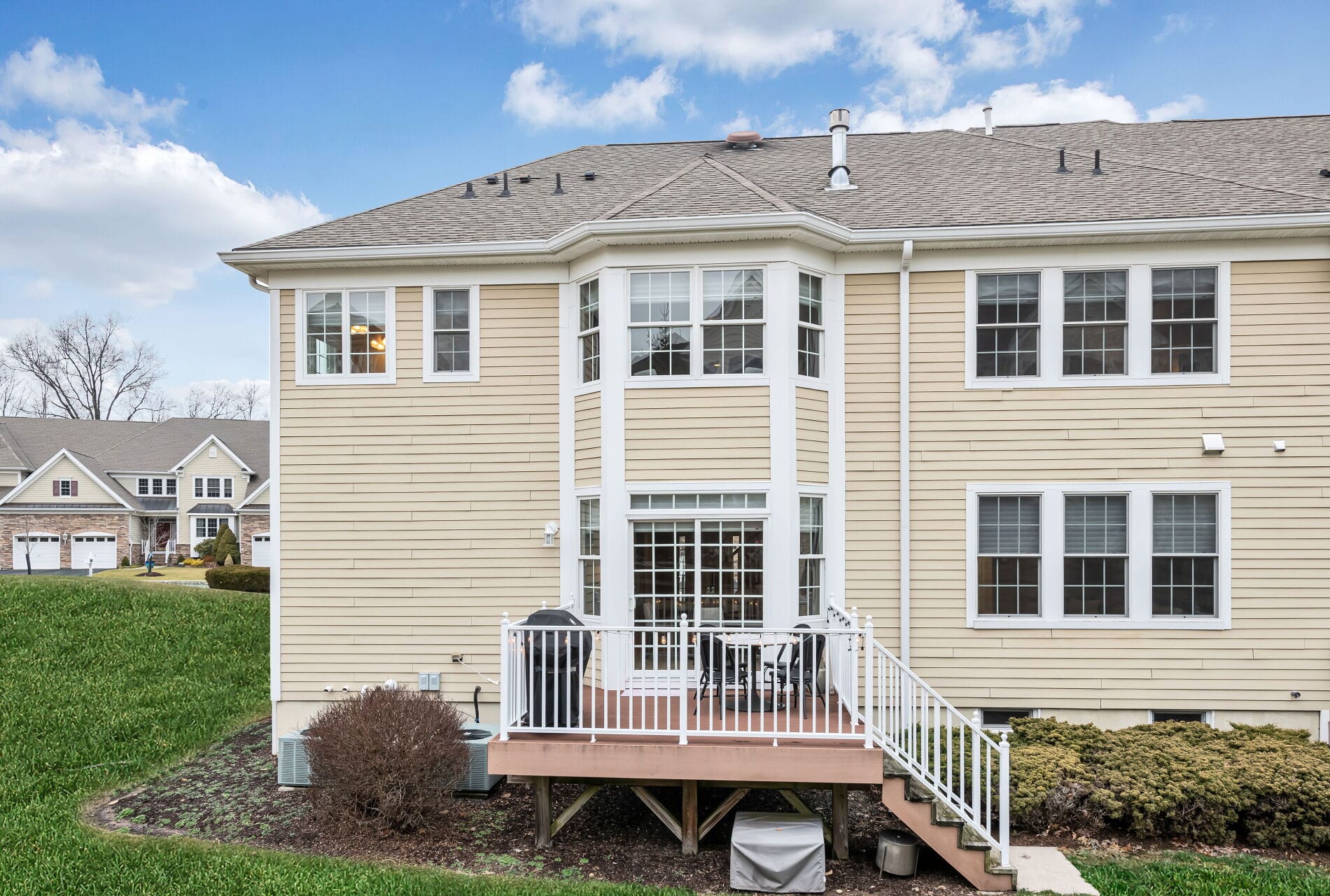 8 Fredericks St Bel Air at West Orange NJ End Unit Delano Model Back View