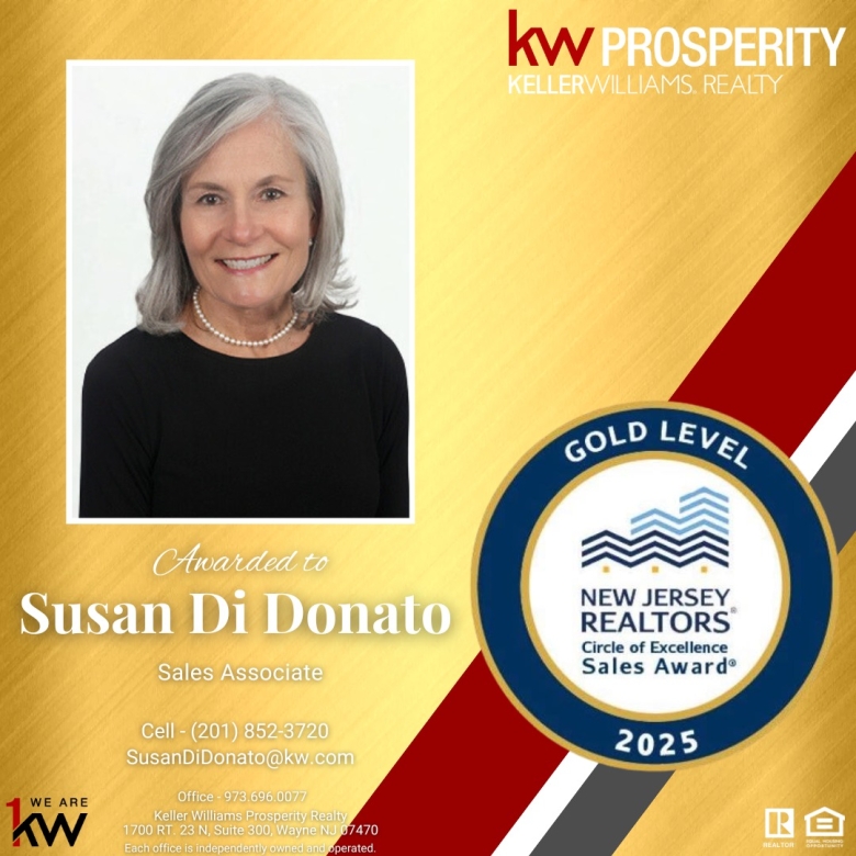 2025 Circle of Excellence Gold Level REALTOR® in New Jersey